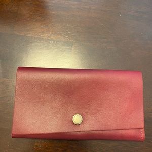 Portland leather goods Cranberry rancher wallet